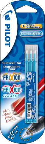 Pilot WKLAD DO WYMAZYWALNEGO PIORA FRIXION ROZOWY OPAKOWANIE 3 SZT - BLS FR7 P