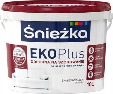 Śnieżka Farba Śnieżka EKO Plus lateksowa śnieżnobiała 10L