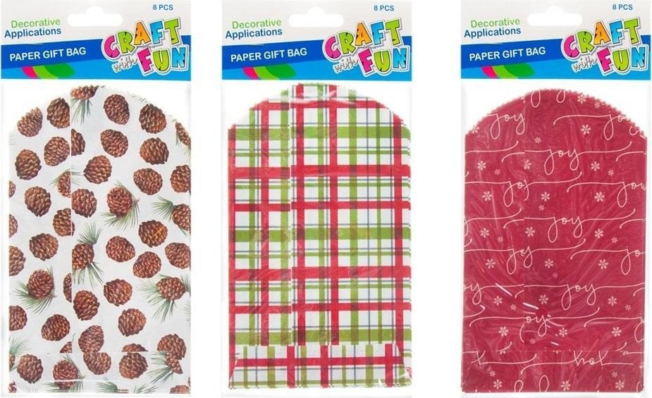 Craft with Fun CF TOREBKA OZD PAPIER 12X16,5CM 8SZT MIX 12/144