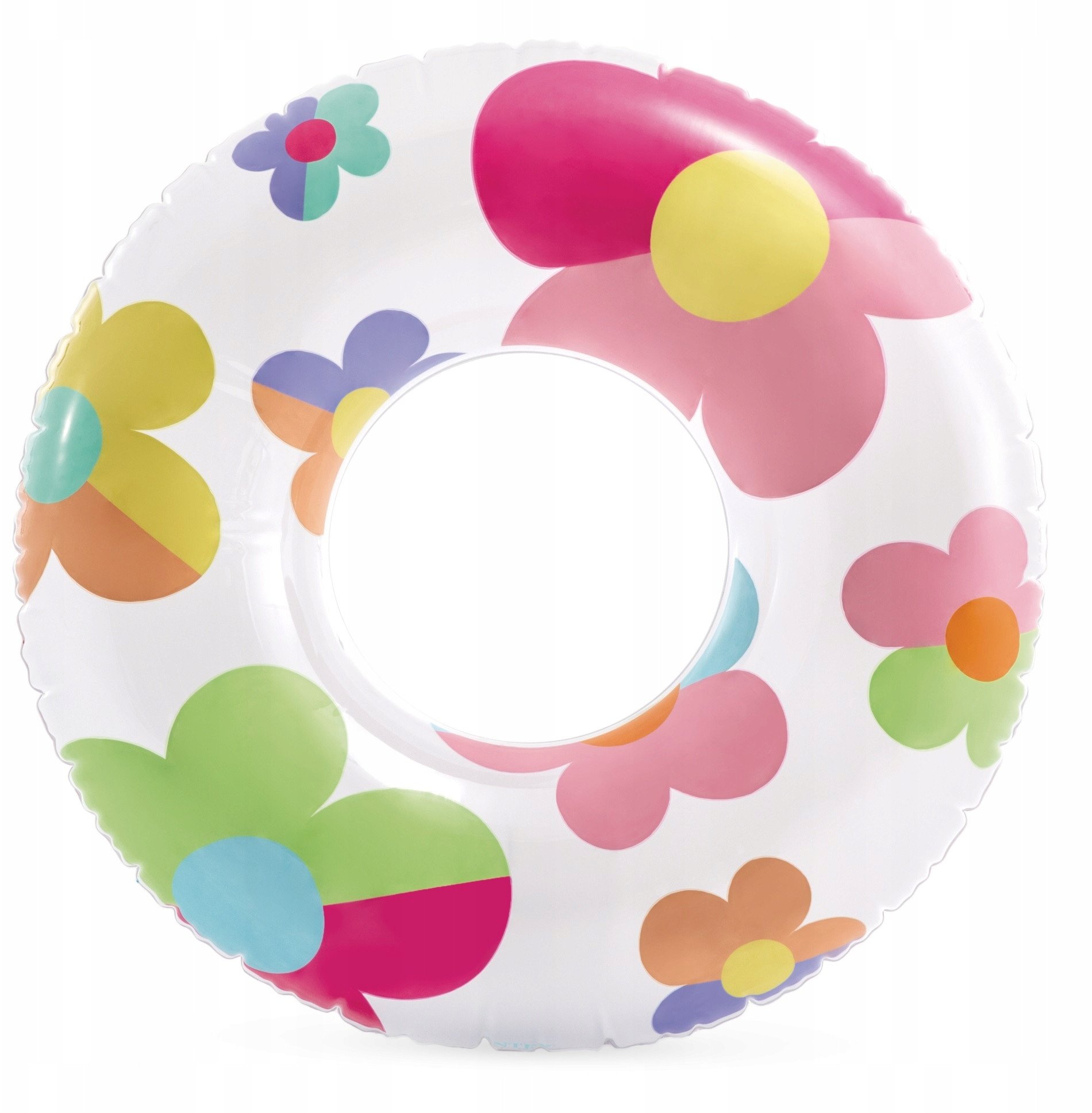 Koło dmuchane do pływania o średnicy 81 cm INTEX 59259 kwiaty