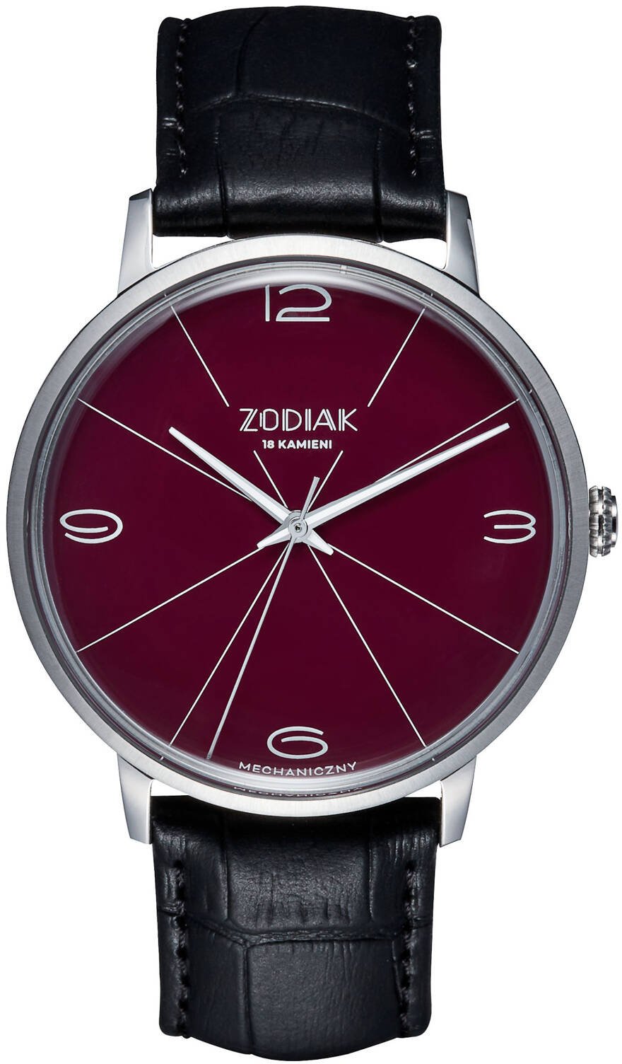 Zegarek Błonie Zodiak Mechaniczny Śliwka męski .