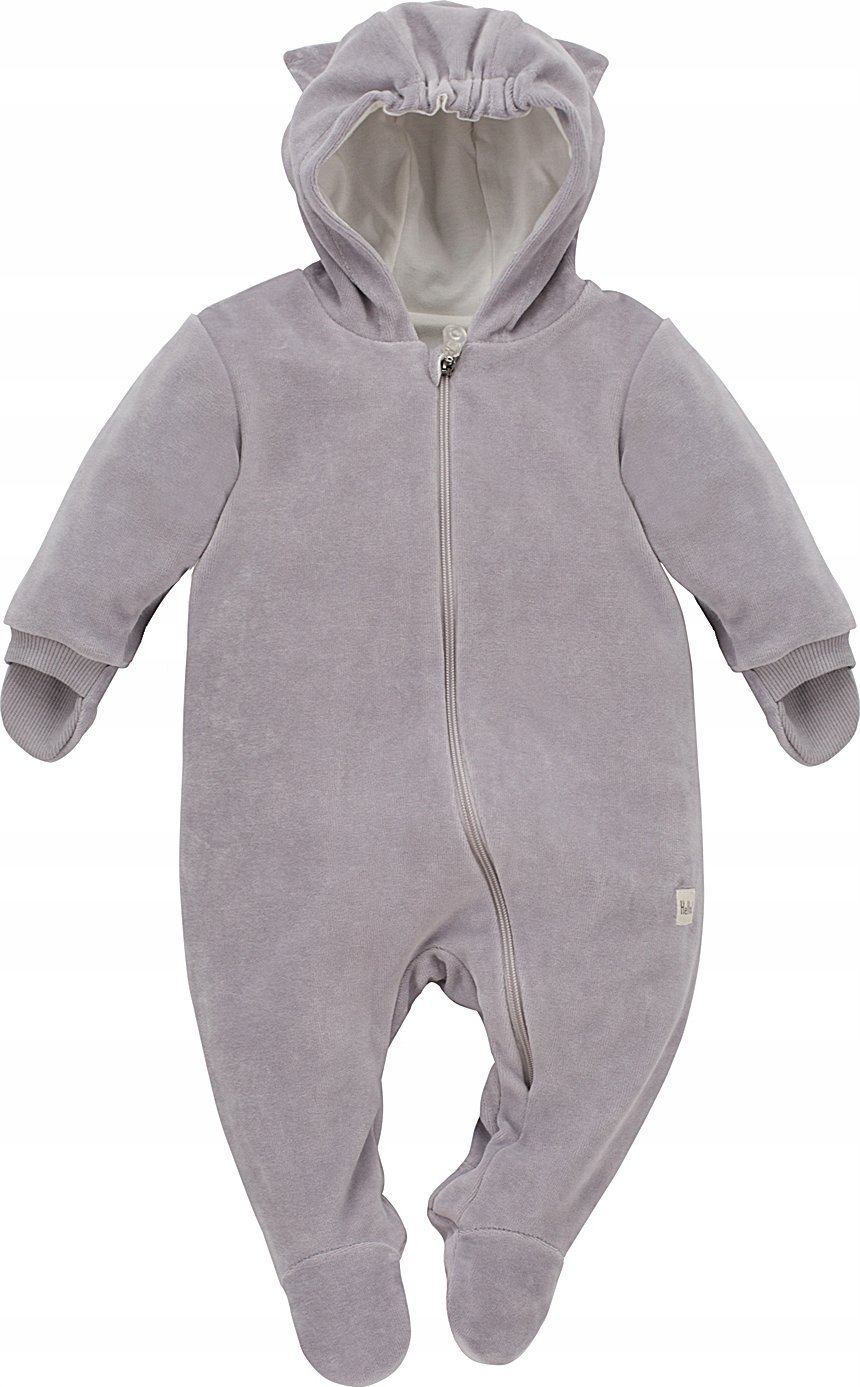 PINOKIO Pinokio Kombinezon ocieplany niemowlęcy szary Hello 62