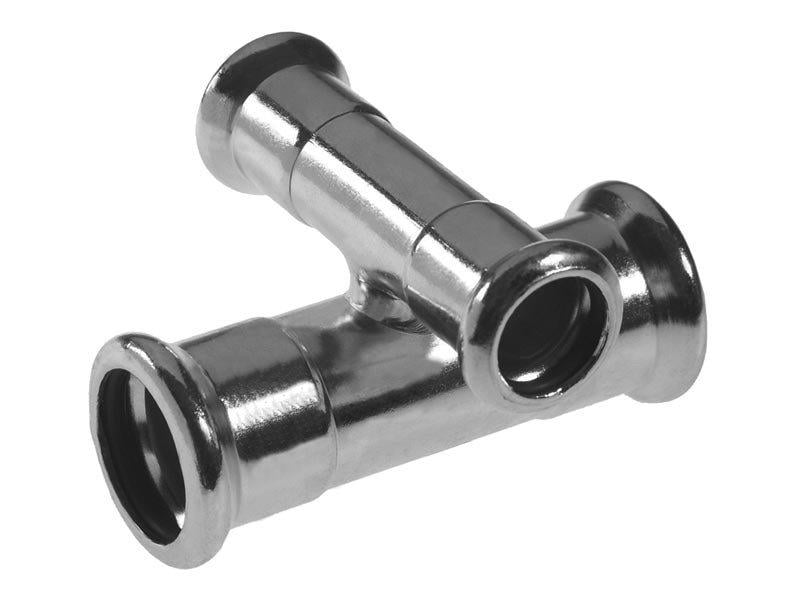 KAN-therm Czwórnik 90° przelotowy 28x15x28x15mm stalowy - 620713.5