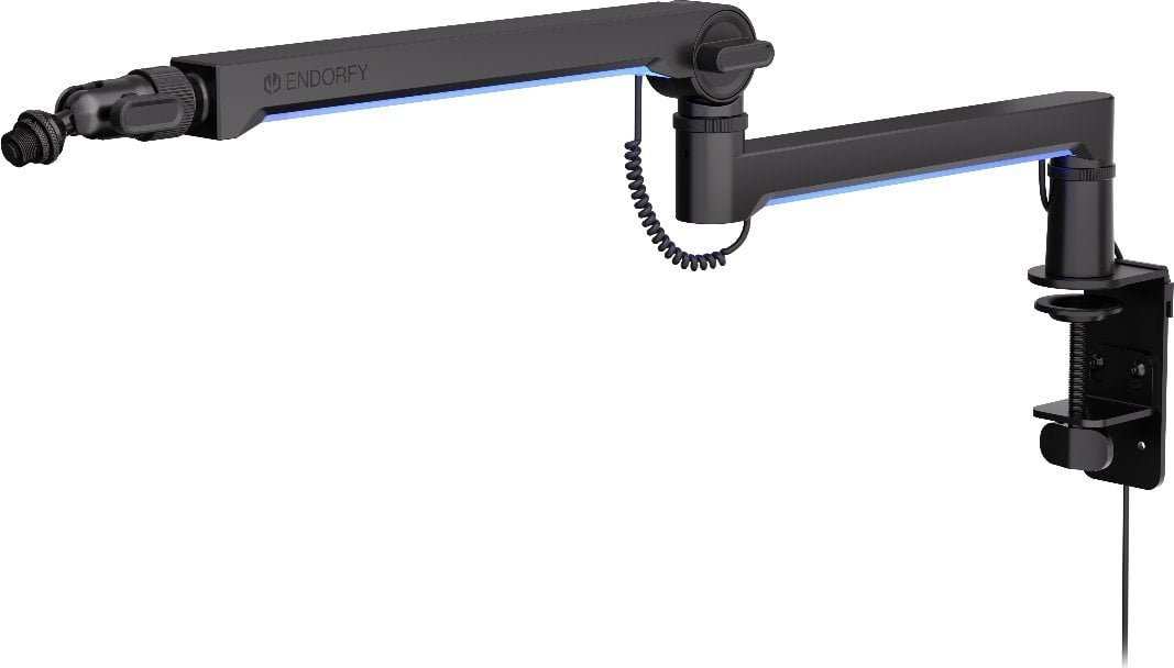 Endorfy Statyw biurkowy Broadcast Low Profile RGB Boom Arm (EY0A010)