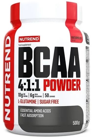 Nutrend - BCAA 4:1:1 Powder, Arbuz, Proszek, 500g