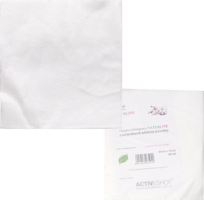 Activeshop Chusta zabiegowa bawełniana NaturLine 44 x 50 cm