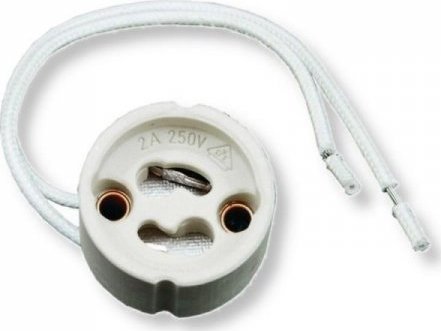 V-TAC Oprawka Ceramiczna Gniazdo GU10 Przewód PVC V-TAC VT-7888