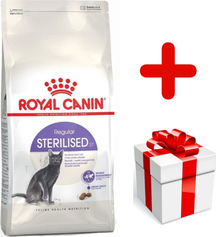 Royal Canin ROYAL CANIN Sterilised 10kg karma sucha dla kotów dorosłych, sterylizowanych + niespodzianka dla kota GRATIS!