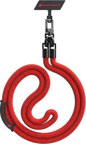 Audi Audi uniwersalna smycz do telefonu 120cm 10mm crossbody czerwony/red AUS-CBL10-RSQ/D1-RD