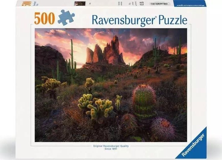 Ravensburger Puzzle Kaktusy 500 elementów