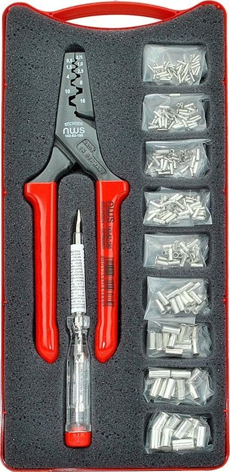 NWS NWS Pressing Pliers and End-Sleeves Assortment