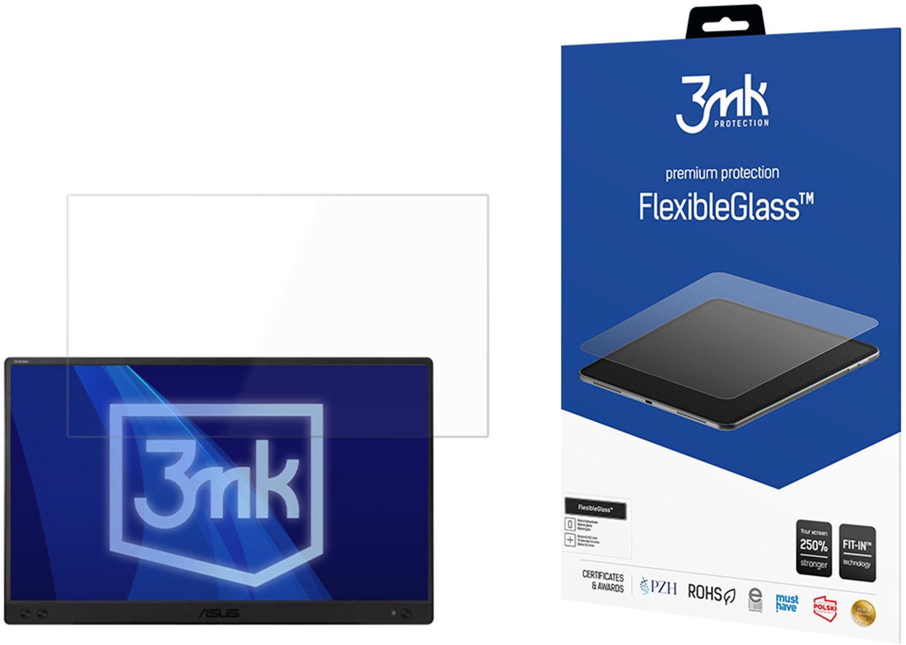 ASUS ZENSCREEN MB166C - UP TO 17 3MK FLEXIBLEGLASS