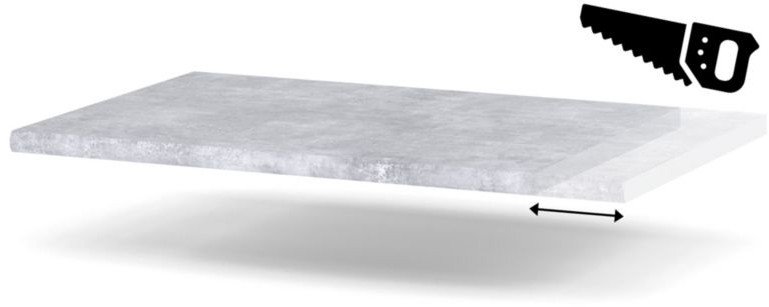 Blat Kuchenny Laminowany Blande Marmur Beton 60-69cm Na Wymiar Kamień