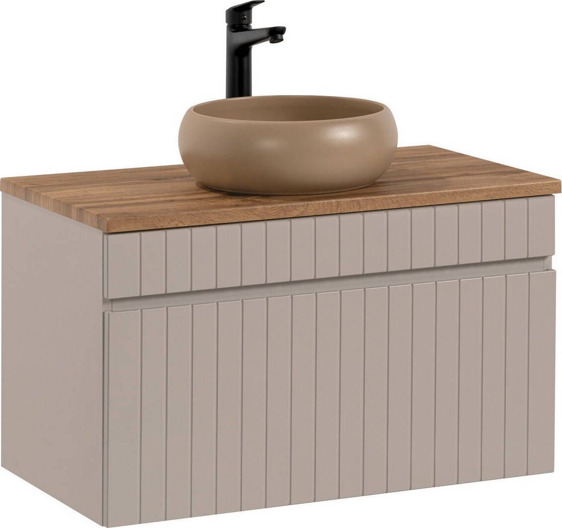 Comad Szafka nastawna z umywalką, Iconic, 80x46x46 cm, beżowy, mat