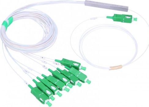 ExtraLink EXTRALINK 1:8 PLC SPLITTER SC/APC 900UM 1M