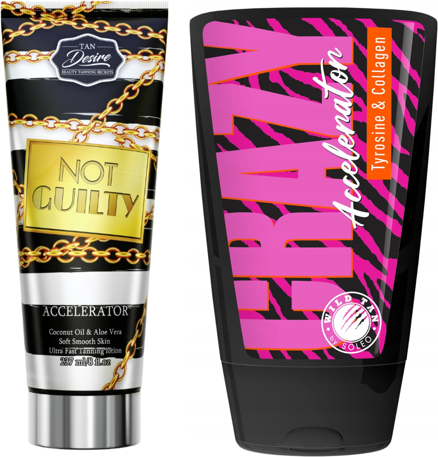 Tan Desire Not Guilty + Wild Tan Crazy Gratis
