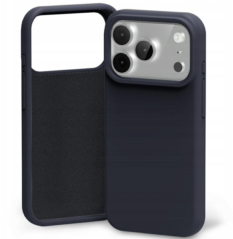 Etui Mercury Silicone do iPhone 17 Pro granatowy