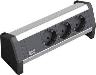 Bachmann BACHMANN DESK gniazdo wielokrotne 3x gniazdo z uziemieniem