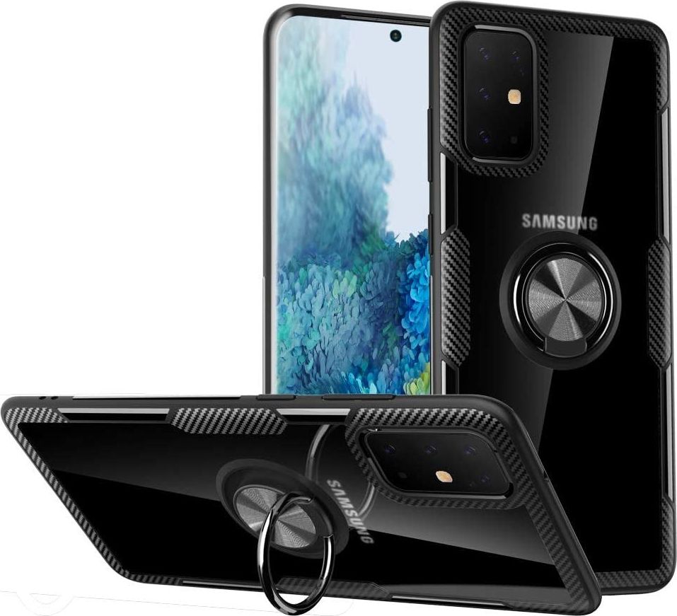 Braders Pancerne Etui plus Ring do Samsung Galaxy S20 czarny