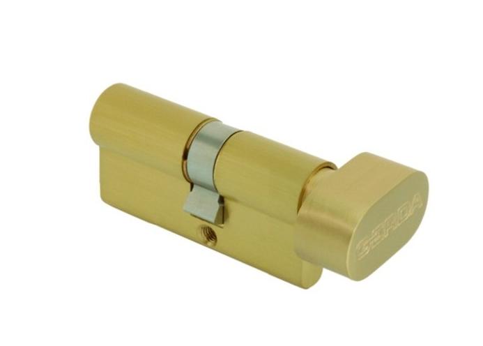 Gerda Wkładka mosiężna bębenkowa z gałką 30/35mm 3 klucze (0WKE1G03035.98030P)