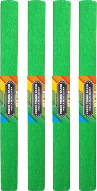 Starpak Bibuła marszczona 50x200cm zielona jasna 10szt.