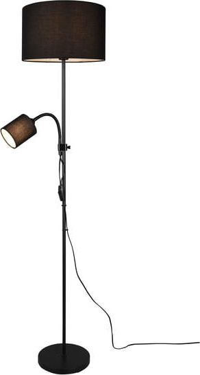 Lampa podłogowa Trio RL Nowoczesna lampa stojąca Trio RL Owen R40192002 czarna