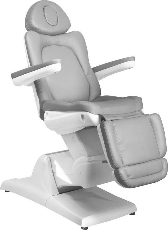 FOTEL KOSMETYCZNY ELEKTR. AZZURRO 870 3 SILN. SZARY