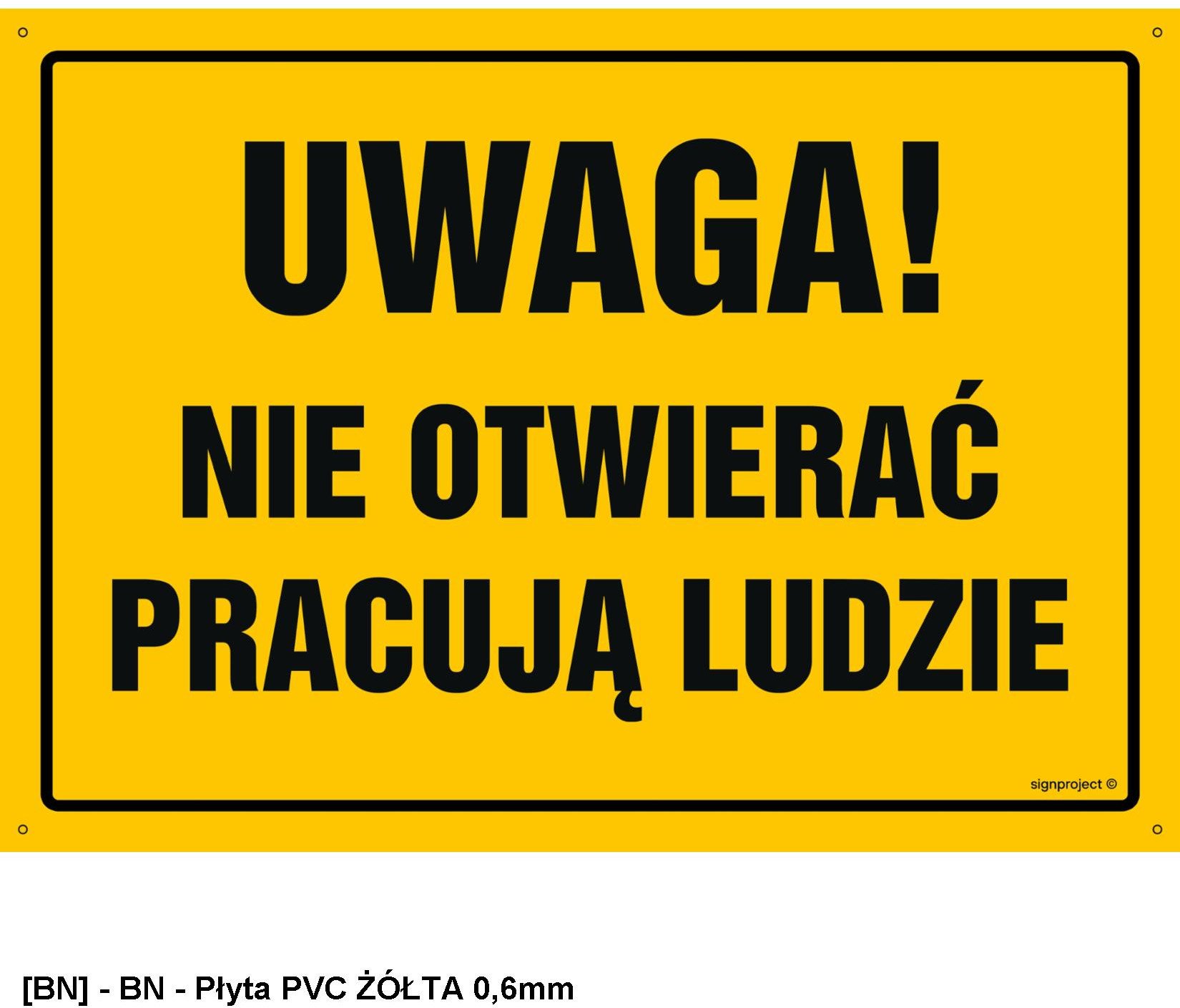 OA183 - Uwaga! Nie otwierać Pracują ludzie 800x570