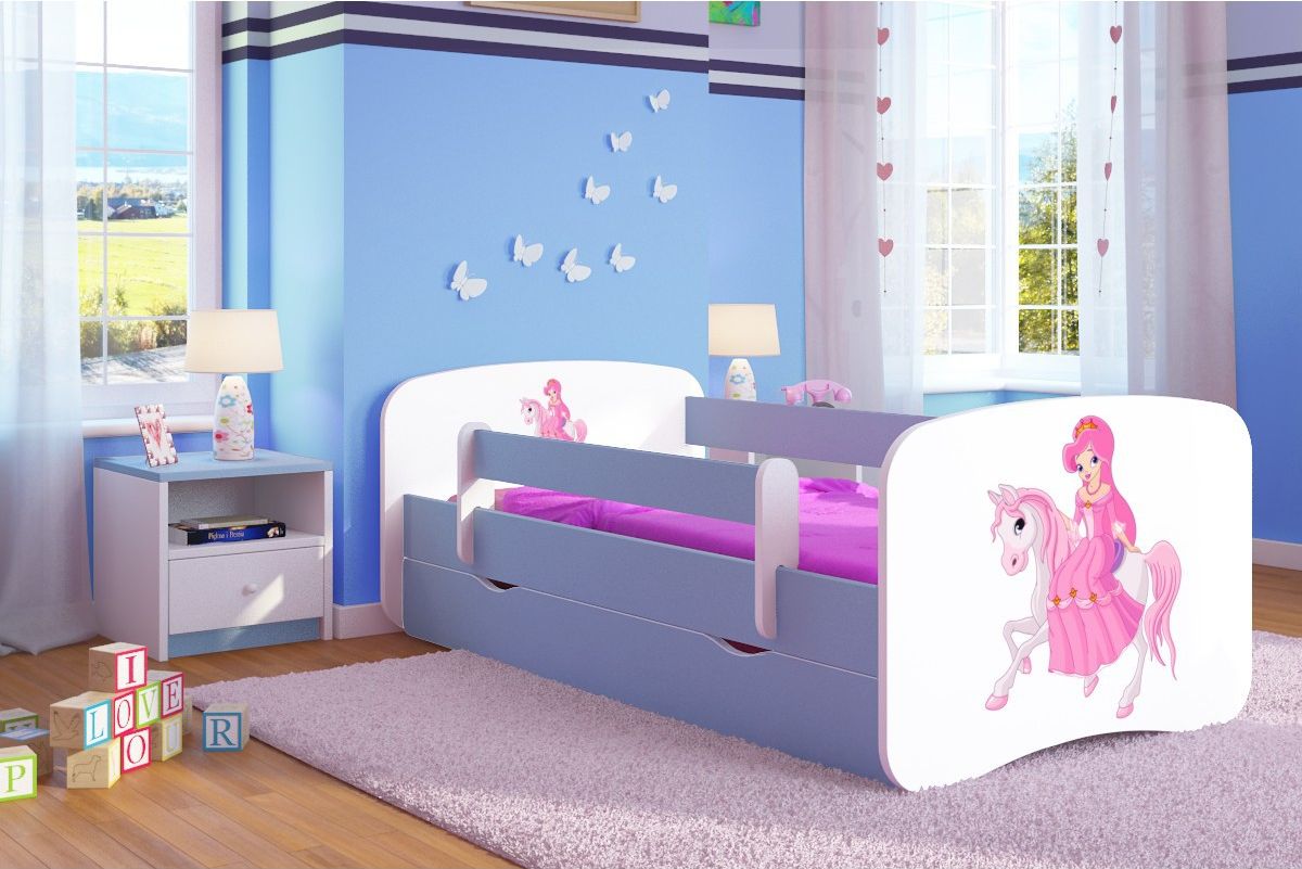 Kocot Kids Łóżko BABY DREAMS księżniczka na koniu 180 dziecięce Kocot Kids