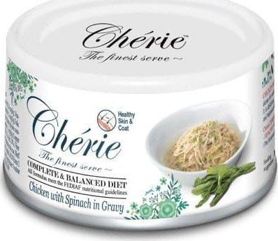Cherie Cherie Skóra i sierść KURCZAK SZPINAK 80g