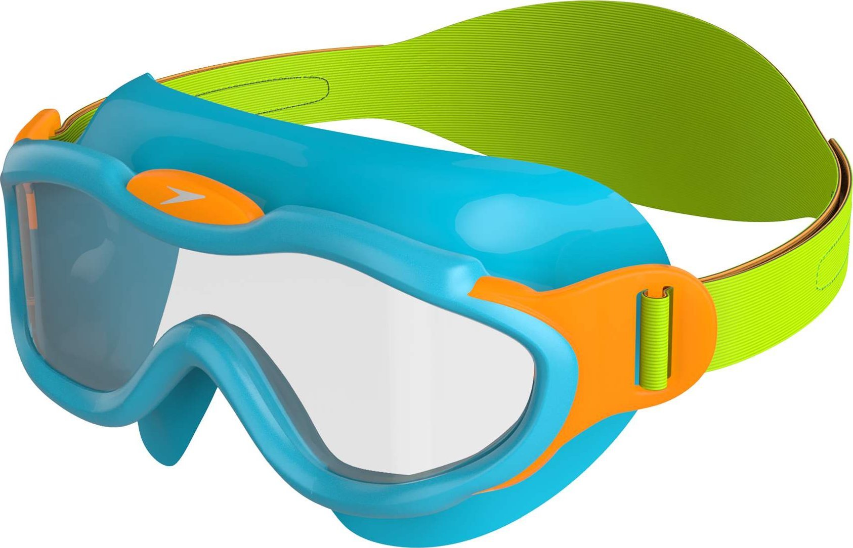 Speedo Okulary/Maska Pływackie Junior Sea Squad Mask Blue/Orange