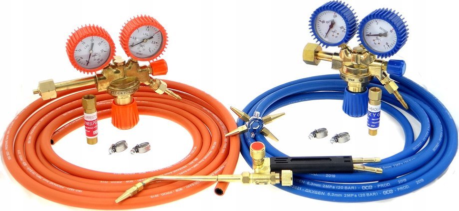 Palnik Do Spawania Propan-Tlen Zestaw Węże KPL