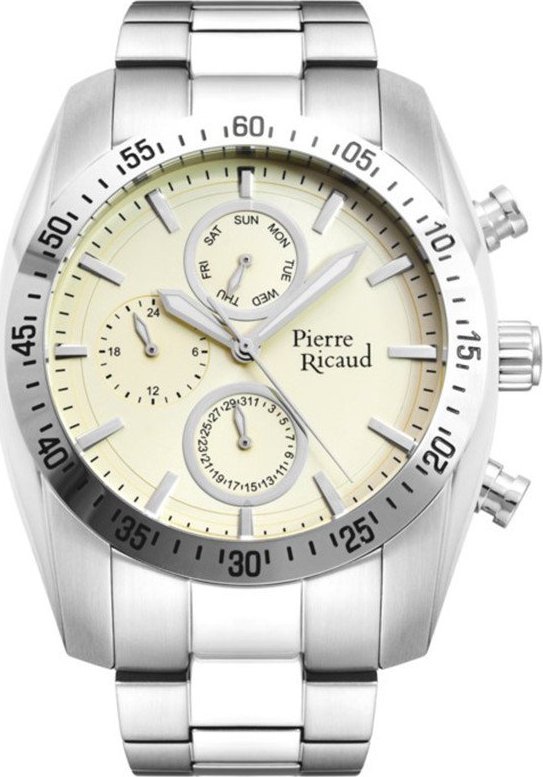 Zegarek Pierre Ricaud Zegarek męski Pierre Ricaud P89281.511VQF srebrny