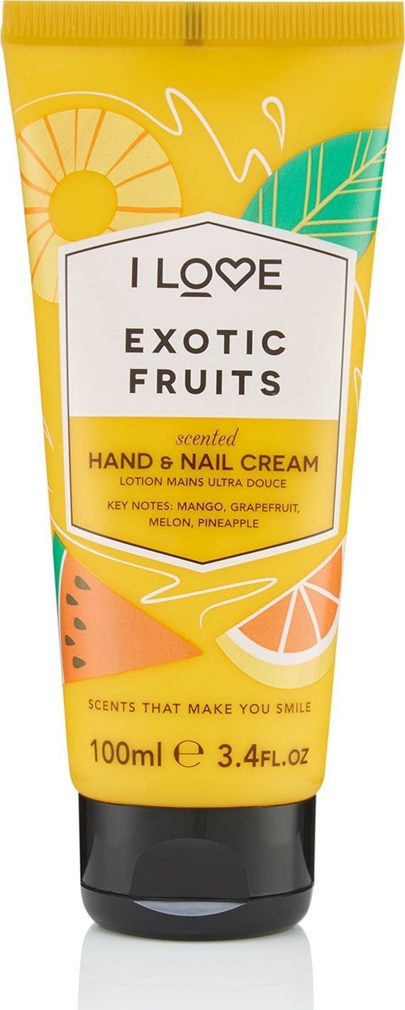 I LOVE_Scented Hand & Nail Cream nawilżający krem do dłoni i paznokci Exotic Fruit 100ml