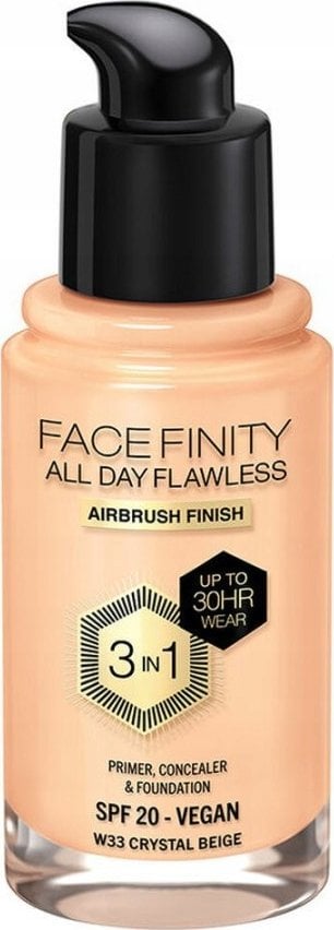MAX FACTOR_Facenity All Day Flawless 3in1 podkład do twarzy W33 30ml