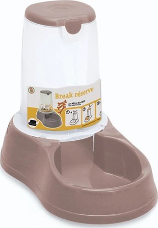 Zolux ZOLUX Dozownik pokarmu dla psa i kota BREAK 1,5 l kol. różowobrązowy