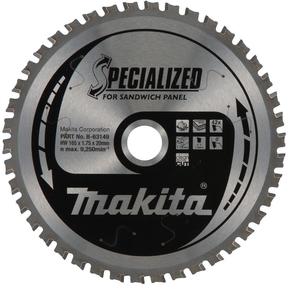 Makita Cutting disc for sandwich panel MAKITA 165x20x1.75mm