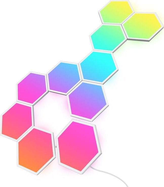 Govee Govee Glide Hexa Light Panels Inteligentny panel Biały Wi-Fi