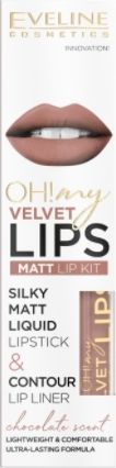 Eveline Oh My Lips Matowa pomadka i konturówka 11 Cookie Milkshake 4,5ml