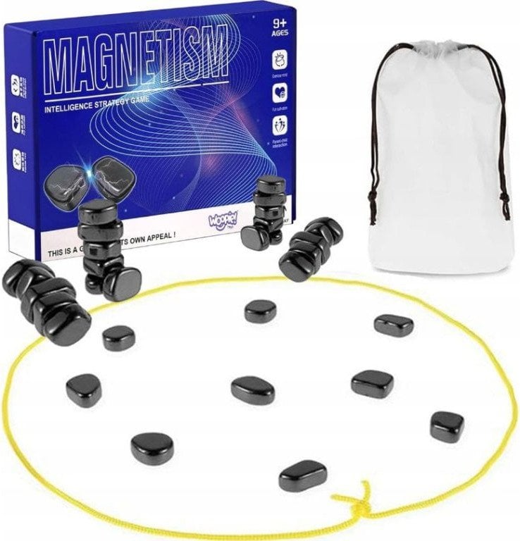 Extralink | Magnetyczne kamienie gra strategiczna planszowa | 20 magnesów
