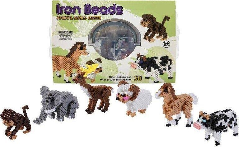 Prasowanka, Koraliki Do Prasowania, Zestaw ZWIERZĘTA 3D 3000 Sztuk