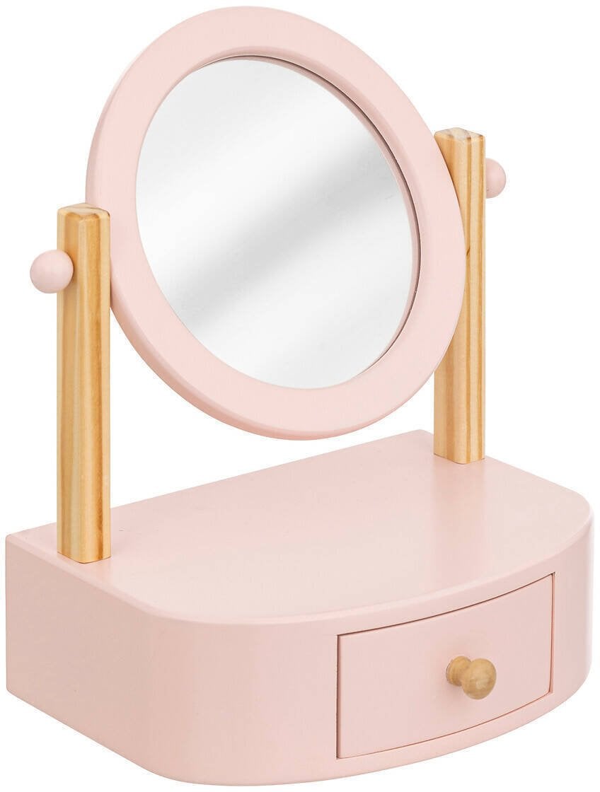 Atmosphera Lusterko kosmetyczne dla dziecka różowe, 22 x 17,5 x 28 cm