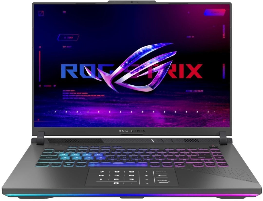 Laptop Asus ROG Strix G16 G614 Ryzen 9 9955HX3D / 32 GB / 1 TB / W11 / RTX 5070 Ti / 240 Hz (G614FR-R9321W)