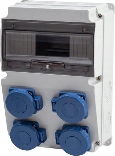 F-Elektro Rozdzielnica LAGO IP65 10M - gniazda 4x230V