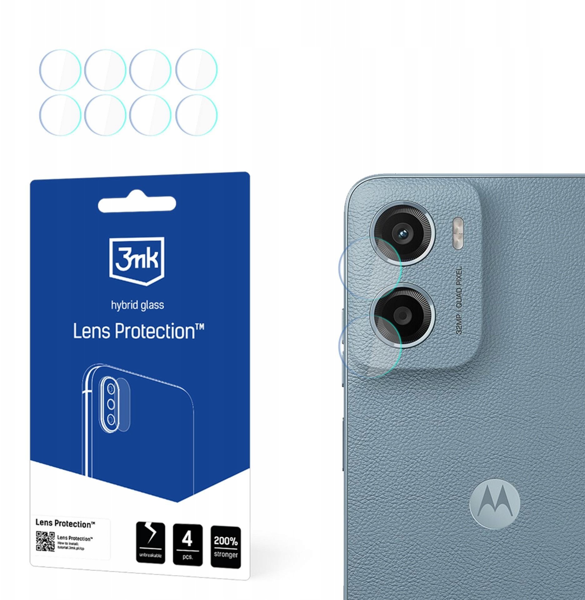 Motorola Moto E15 - 3mk Lens Protection