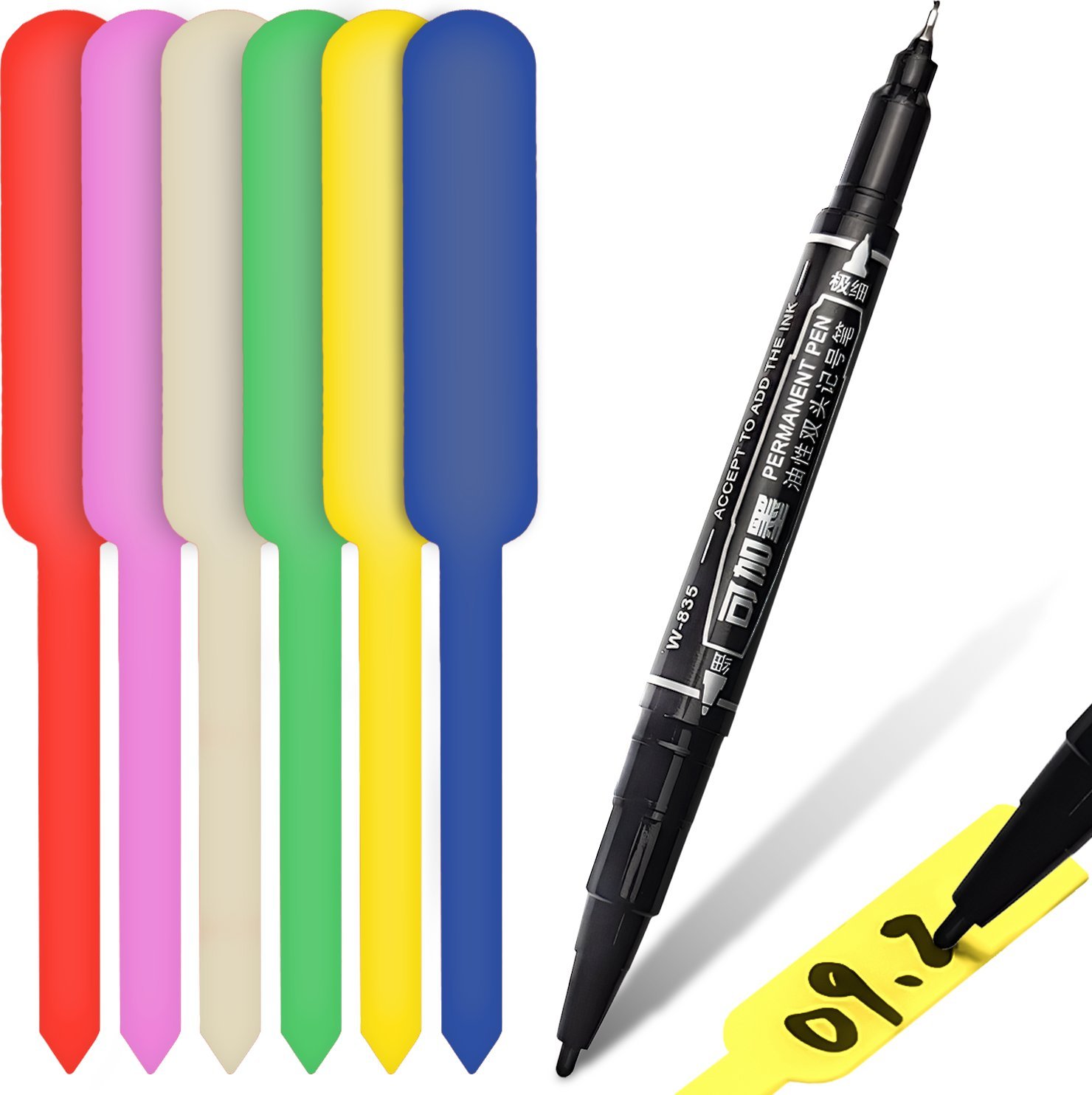 Etykiety do roślin Heckermann 1,5x12cm 100szt