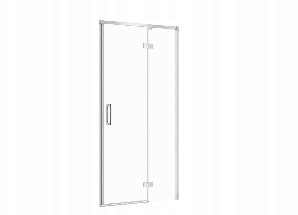Cersanit (drzwi do kabin) DRZWI NA ZAWIASACH KABINY PRYSZNICOWEJ LARGA CHROM 100X195 PRAWE TRANS (S932-117)