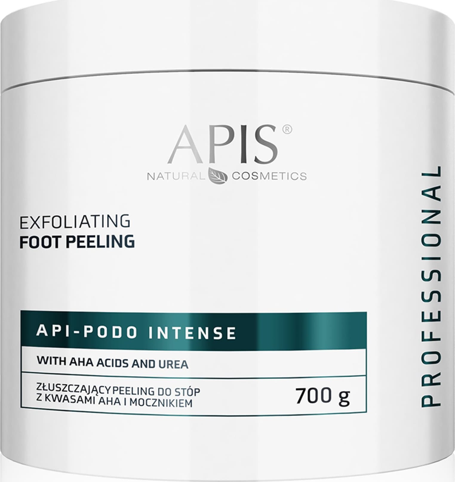 Activeshop Apis Złuszczający peeling do stóp z kwasami AHA i mocznikiem 700g