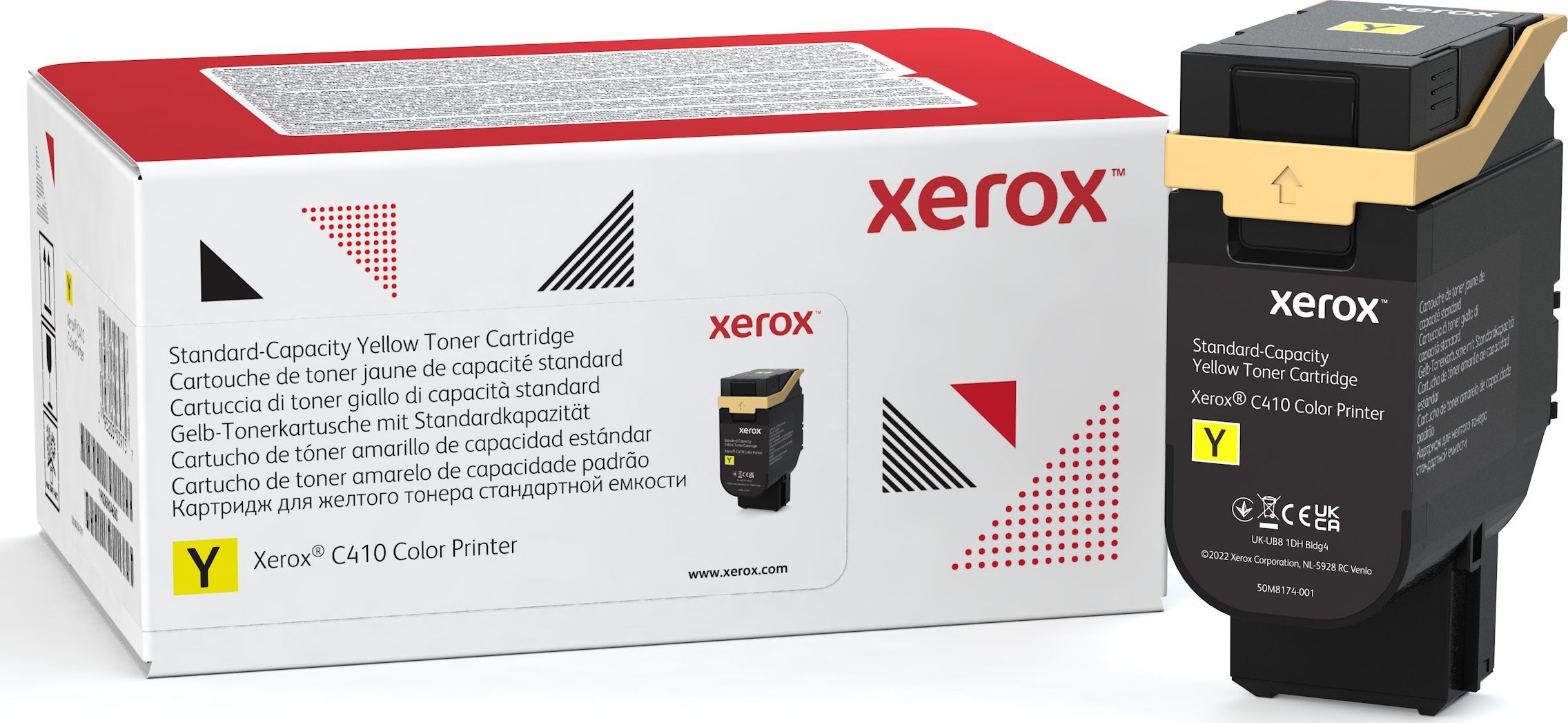 Toner Xerox Cartridge żółta - standard capacity pro C410,C415 (2 000 str.)