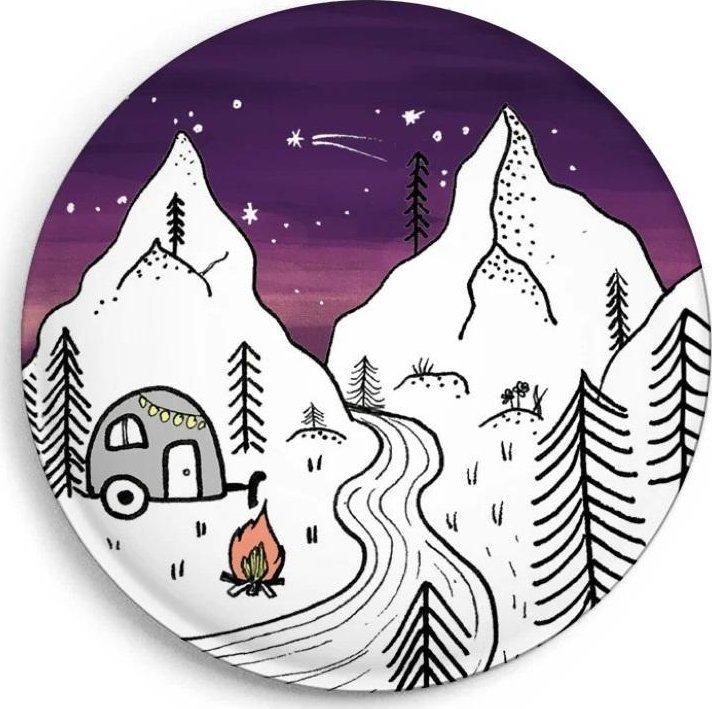 Magnes Kemping nocą